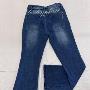 Baby Phat Y2K Women's Blue and Navy Jeans